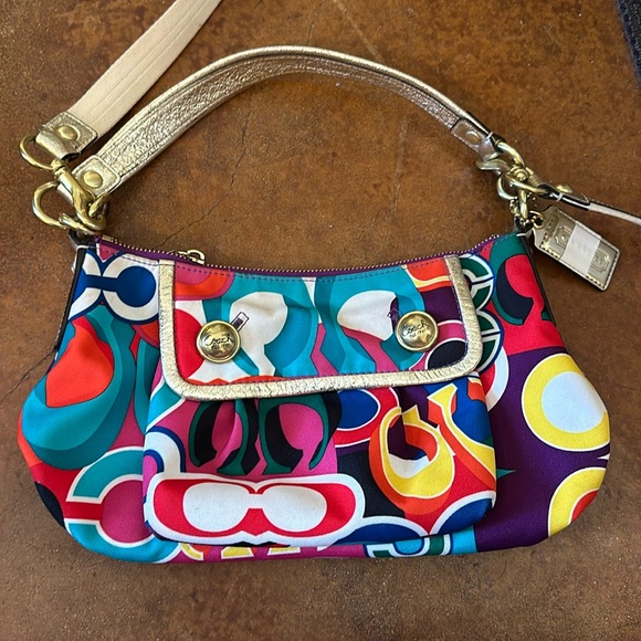 Coach bag. Vibrant multicolor. - Picture 1 of 7